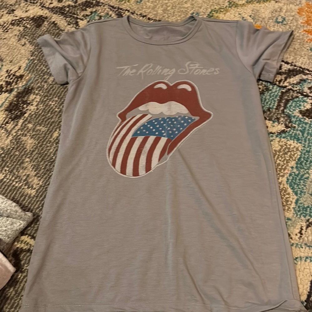 Rolling Stones tee size small band tank